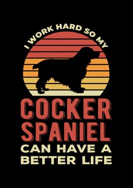 Funny Cocker Spaniel