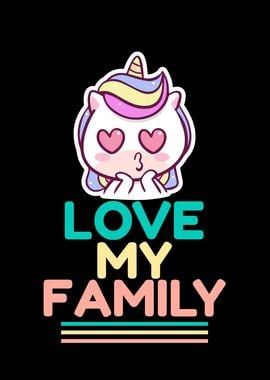 Family Saying Unicorn