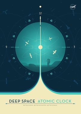 Atomic Clock Blue