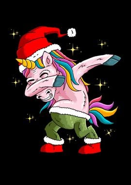 Dabbing Unicorn Christmas