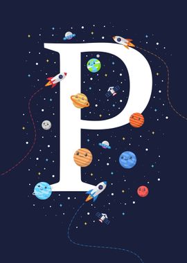 Letters of the alphabet Poster by brightestgalaxy