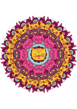 Cat Mandala