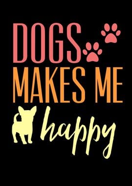 Dog Happiness Saying