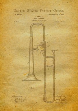 33 Slide Trombone Patent