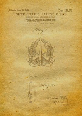 40 Army Insigne Patent