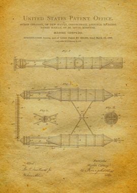 41 Marine Torpedo Patent 