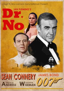 Vintage James Bond Plakat