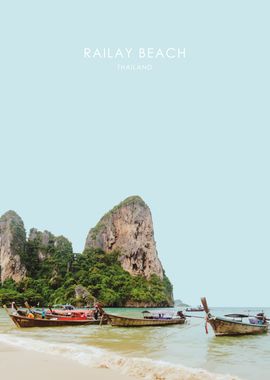 Railay Beach Thailand Art