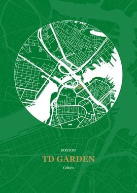 TD Garden Stadium Map 