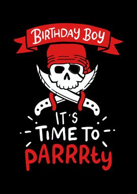 Birthday Pirate Boy