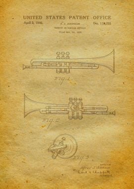 57 1940 Trumpet Patent