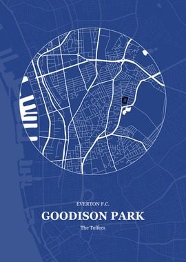 Goodison Park Stadium Map