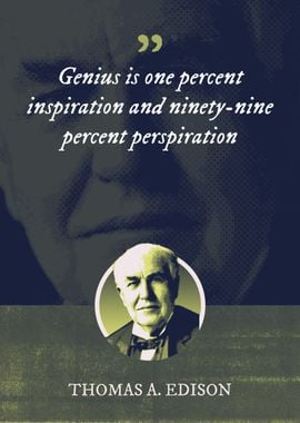 Genius is one percent