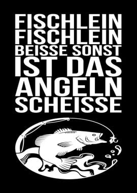 Lustige Angler und Fischer