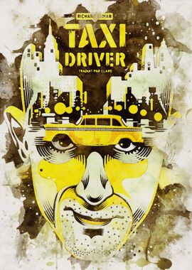 taxi driver' Poster, picture, metal print, paint by Elvira A