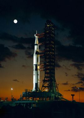 Saturn V Sunset