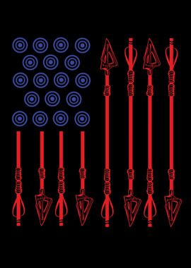 Archery USA Flag Design