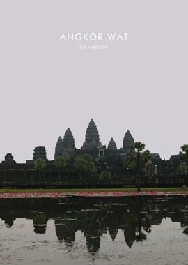 Angkor Wat Travel Artwork