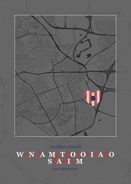 Wanda Metropolitano Map