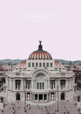 Mexico City Travel Artwork