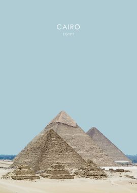 Cairo Pyramids Artwork