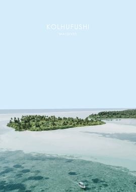 Maldives Travel Artwork