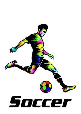 pop art soccer 