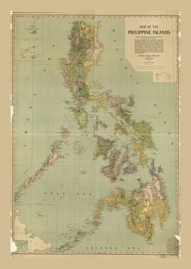 Philippines Map 1908