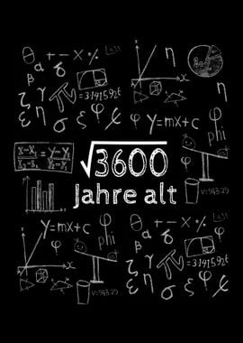 60 Geburtstag Mathe Wurzel