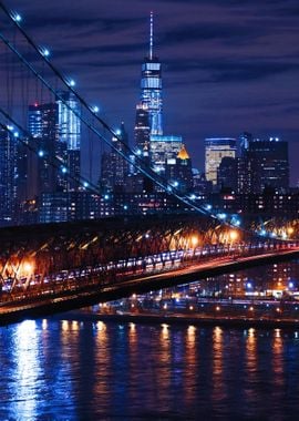 New York City at night