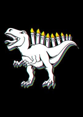 Menorah Dinosaur