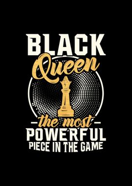 Black Queen Chess Gift