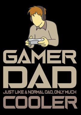 Gamer Dad Cute Fathers D