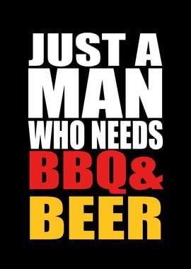 BBQ BEER MEN Quote