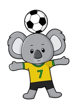 Koala bear Soccer ball