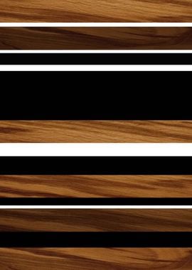 Wood Black White Stripes 1