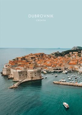 Dubrovnik Travel Artwork