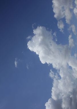 Blue sky with clouds