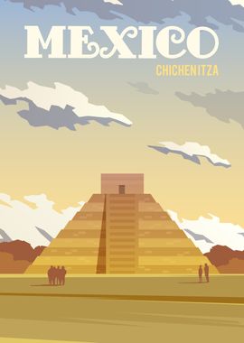 Mexico Travel Poster