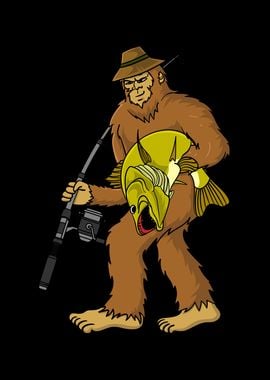 Bigfoot Fishing