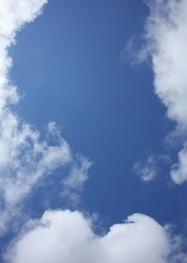 Summer sky with clouds