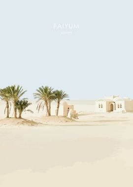 Faiyum Egypt Desert Oasis