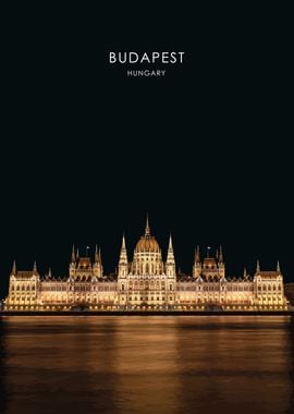 Budapest Travel Artwork