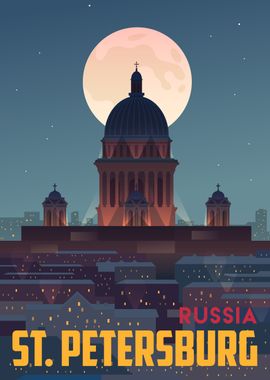 St Petersburg Poster