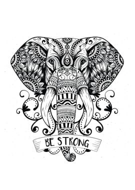 Mandala Elephant