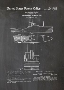 6 1956 Ship Patent