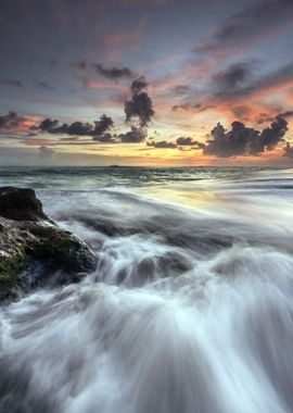 Waterfall Sunset Beach