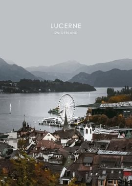 Lucerne Travel Artwork