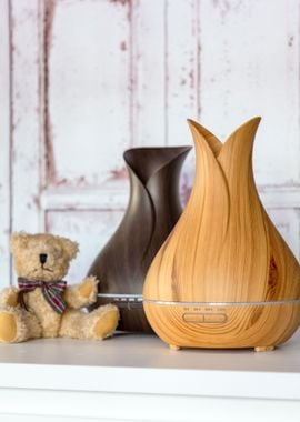 Teddy Bear and Vases