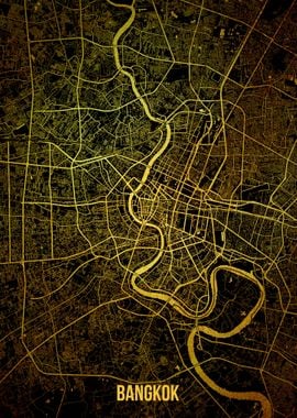 Bangkok gold map